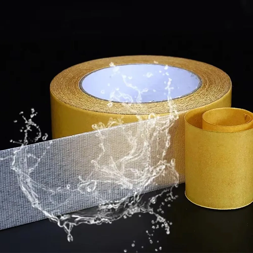 Strong Fixation Double Sided Tape Super Thin Waterproof Translucent Grid Carpet Tape Traceless Mesh Floor Tapes