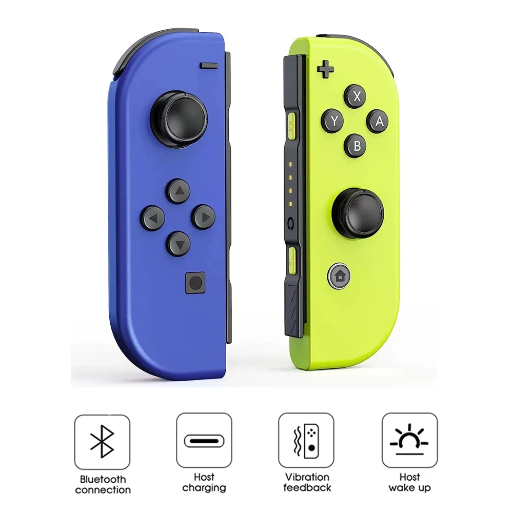 

Joycon Switch Controller Joypad Wake-up Controllers for Switch/Lite/OLED Replacement Controller with Sword Dual Vibration Scree