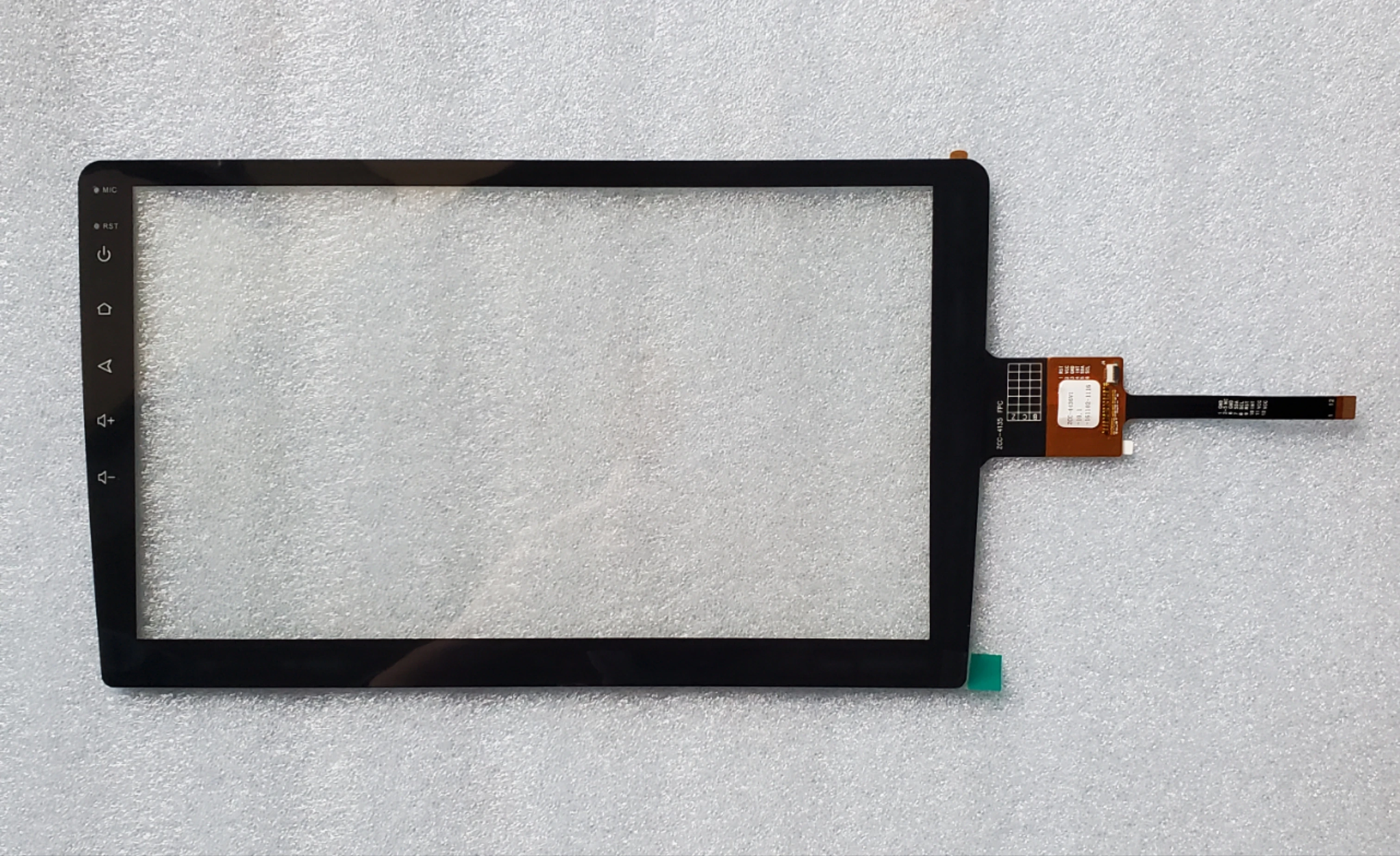 Black 10.1Inch P/N ZCC-4135 FPC Car GPS Navigation Radio Capacitive Touch Screen Digitizer Sensor GT9271 / 252*146 mm