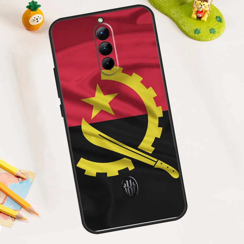 Angola flag Case For ZTE Nubia Red Magic 10 Air 5G 6R 6 7 6S 7S Pro 8S 9S 10S 8 9 10 11 Pro Plus Cover - view 4