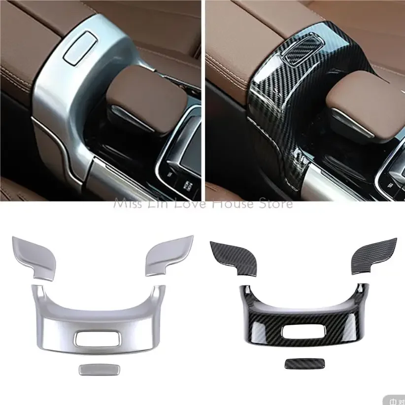 For Mercedes Benz B GLA GLB Class W247 H247 X247 Car Center Console Armrest Storage Box Switch Button Frame Cover Trim Refit