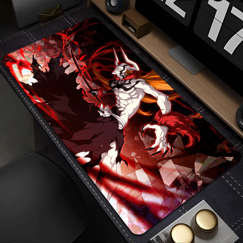 Mouse Pad Laptop Anime Extended Desktop Mat Computer Gamer Mousepad Bleach Kurosaki PC Gaming Accessories Keyboard Pads