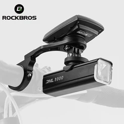 ROCKBROS Aluminium Alloy Bicycle Light Bracket Holder Bike Mount For IGS Garmin Bryton Cateye GoPro Speedometer MTB Road Accesso