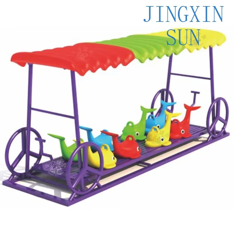 Dream Children's Outdoor Multi-User Plastic Swing Children's Playground Equipment with Children's Top Cover
