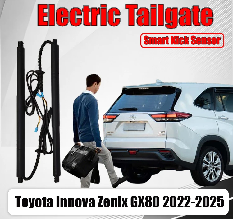 Electric Tailgate Upgrade Kit For Toyota Innova Zenix GX80 Power Lift Support Rods Auto Trunk Boot Lid Power Liftgate Modi