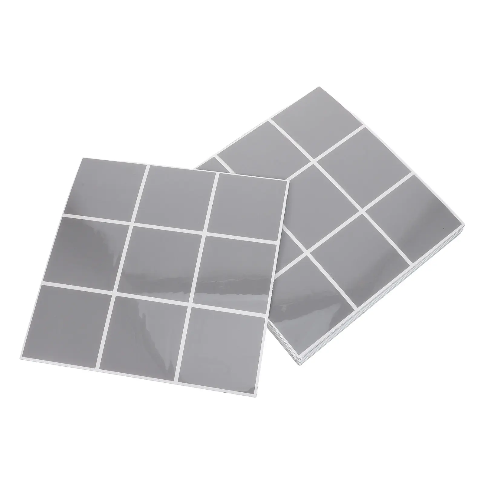 10Pcs Peel and Stick Kitchen Tile Stickers PVC Waterproof Self Adhesive Oil Proof Decorative Wall Tiles for Backsplash Bathroom