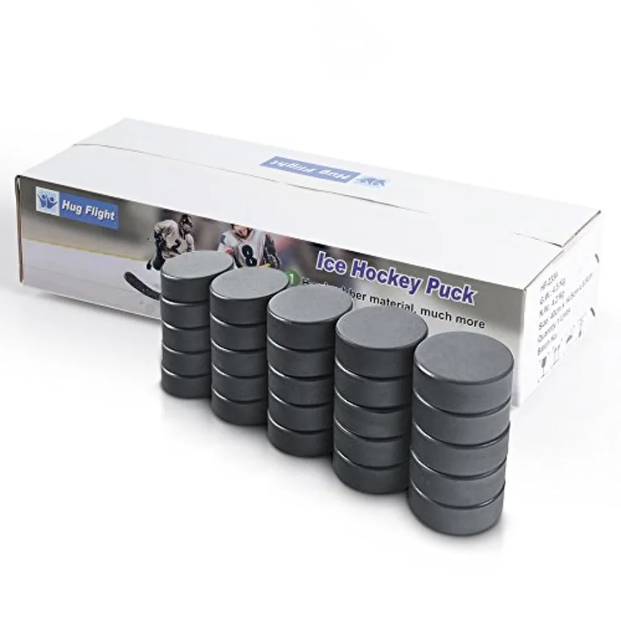 

Hockey Pucks Bulk 25 Practice Pucks per Case Official New