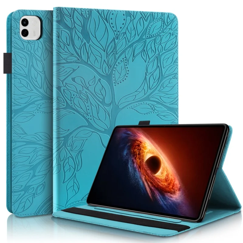 Tablet Funda For Honor Magic Pad 4 Case 12.3 Emboss Tree Flip Wallet Stand Cover For Coque Honor MagicPad 4 12.3 2026 Case Cover