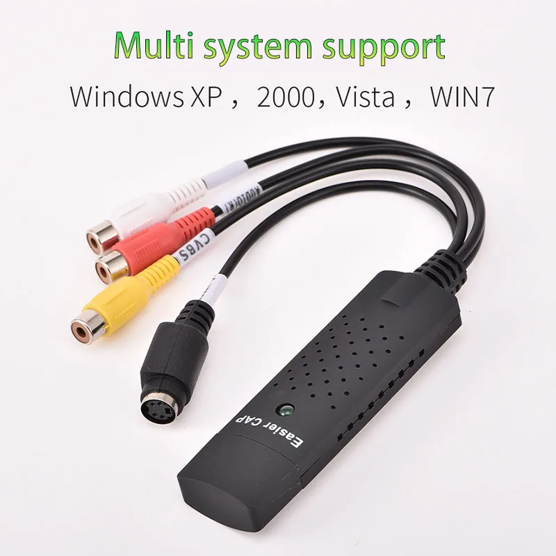 Cltgxdd USB 2.0 إلى RCA مهائي كابلات محول للتلفزيون DVD VHS بطاقة التقاط الصوت والفيديو دعم Windows XP/2000/Vista/Win7 #5