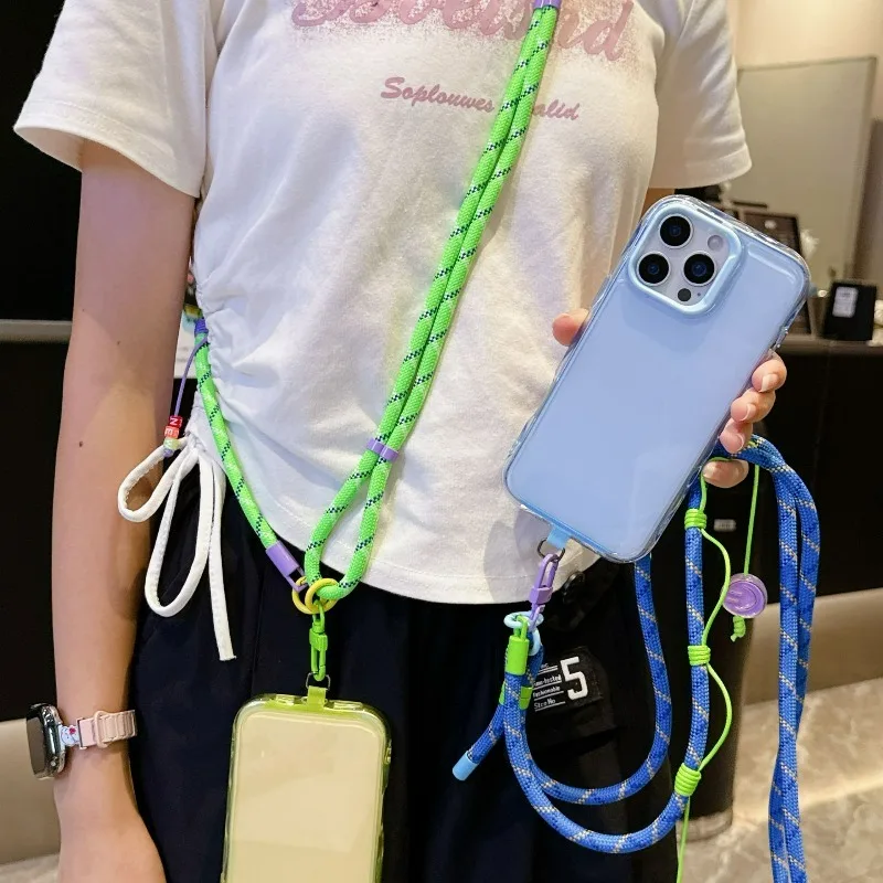 

Smiley Cross-body Mobile Phone Lanyard, Outdoor Boarding Bag Accessories