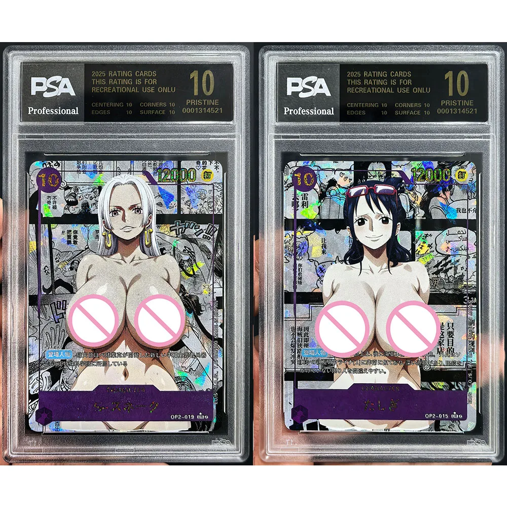 Anime Weiss Schwarz DIY ACG ONE PIECE Hancock Kikunojo Ulti Bonney Pudding Shirahoshi Collectible Card Toy for Boy Birthday Gift