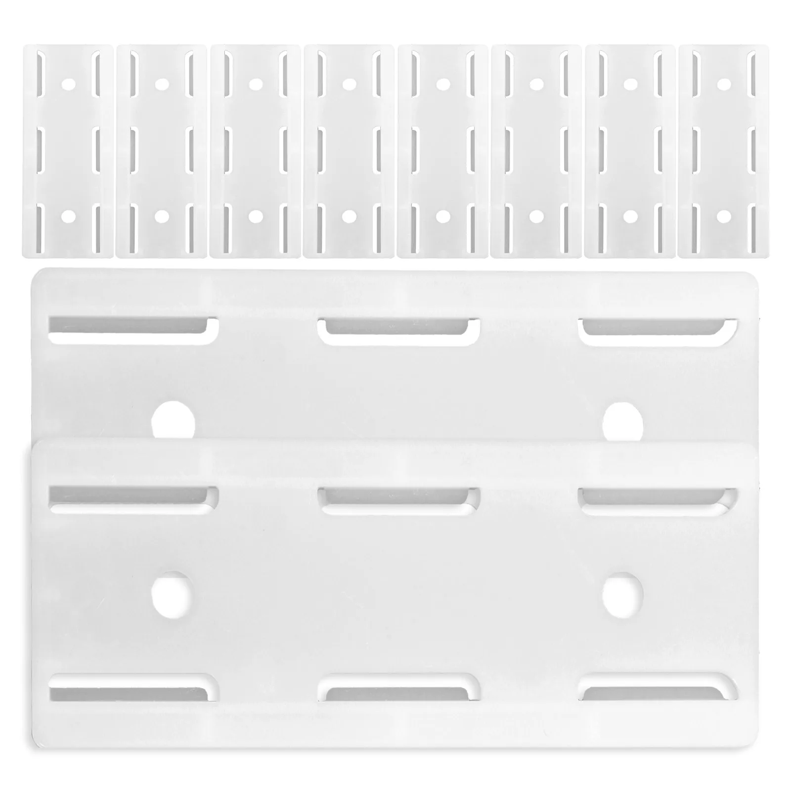 

10pcs Punch Free Wall Mount Socket Holder Sticky Power Strip Combination Hook for Router Remote Adapter Storage