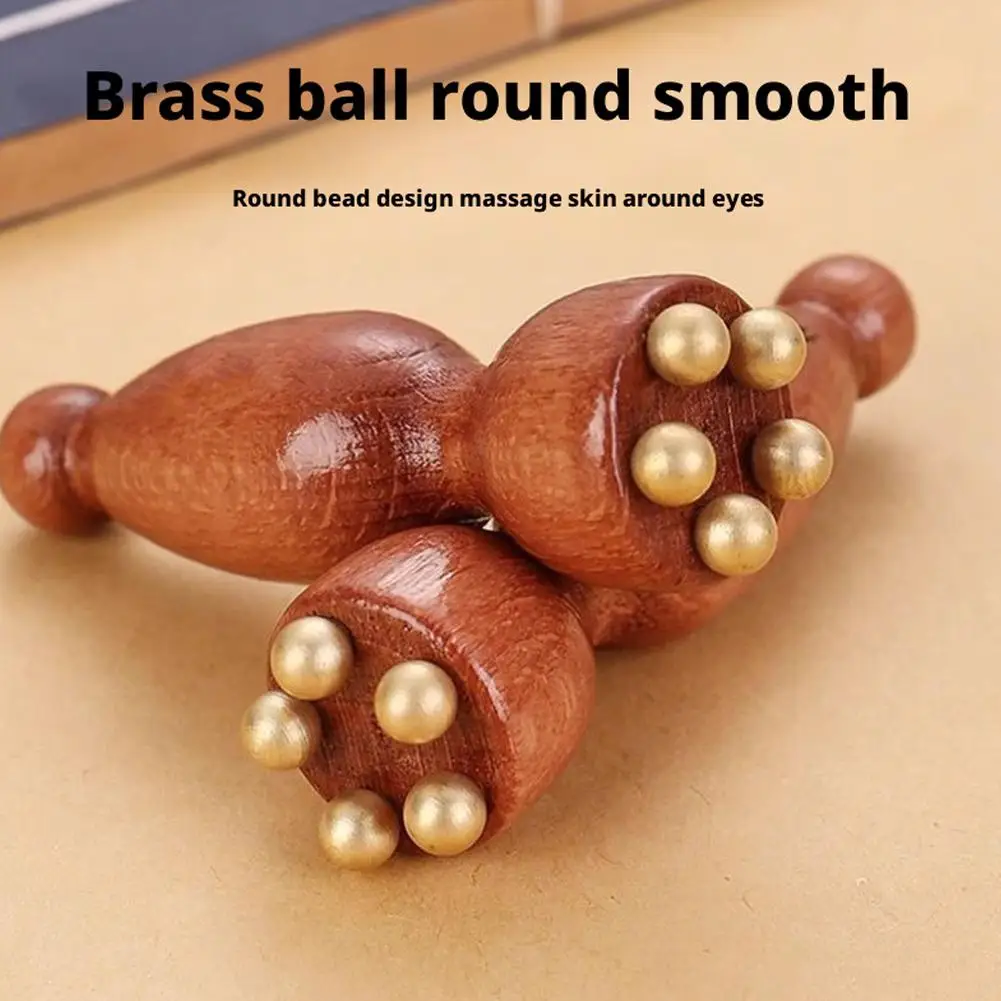 أداة تدليك الوجه على شكل بذور اللوتس غوا شا، عصا الوجه من خشب الصندل باللون البيج للعناية بالبشرة #3