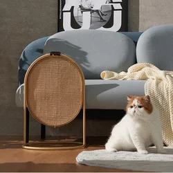 Sofa Standing Cat Scratch Board Natural Sisal Kitten Toys Wear-resistant And Scratch Pet Supplies Multifunctional Coffee Table