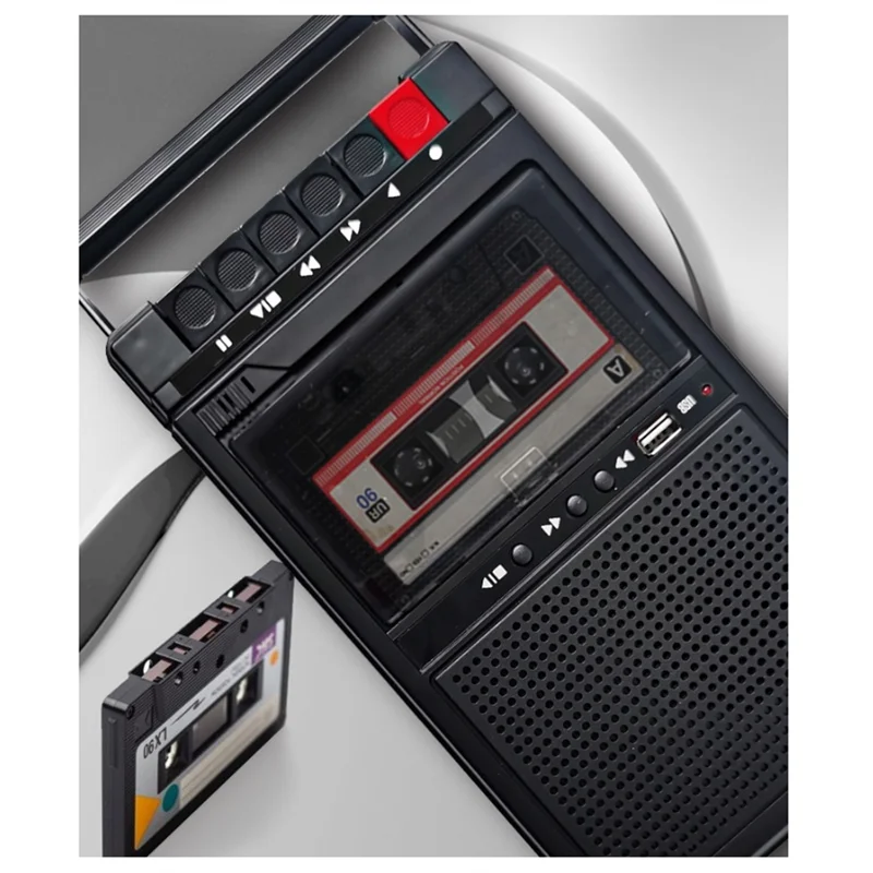 

B04C-Многофункциональный ретро портативный портативный магнитофон USB-плеер кассетный рекордер музыкальный плеер встроенные Bluetooth-динамики