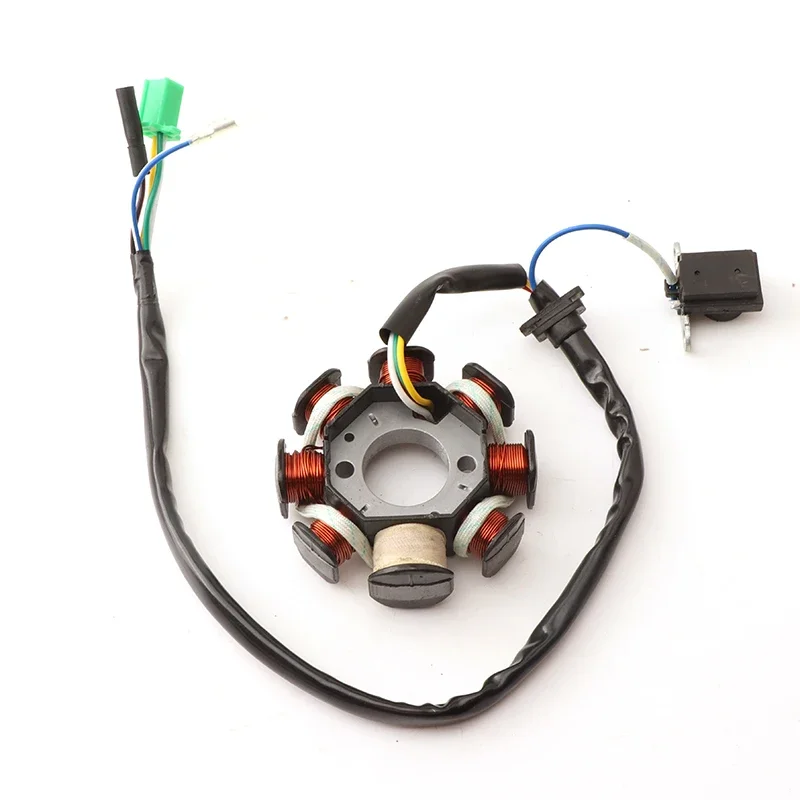 Suitable for 125cc 150cc GY6, 4-stroke engine, motorcycle, ATV, go kart, 8-pole coil, magnetic ignition stator generator