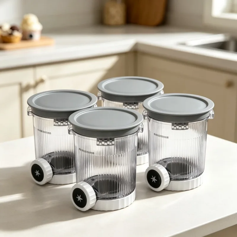 4 Pack Ice Cream Maker Cup and Lid Compatible with Ninja Swirl NC700 NC701 Series Frozen Dessert Container Accessories