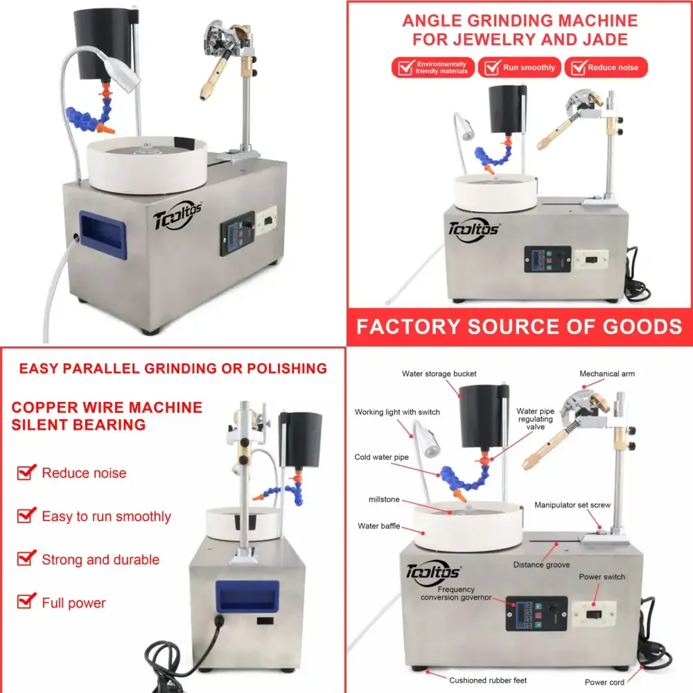 

Boasta Stone Bead Making Machine Jewelry Tool Equipment Faceting Nachine for Gemstone Flat Grinder Ordinary Manipulator