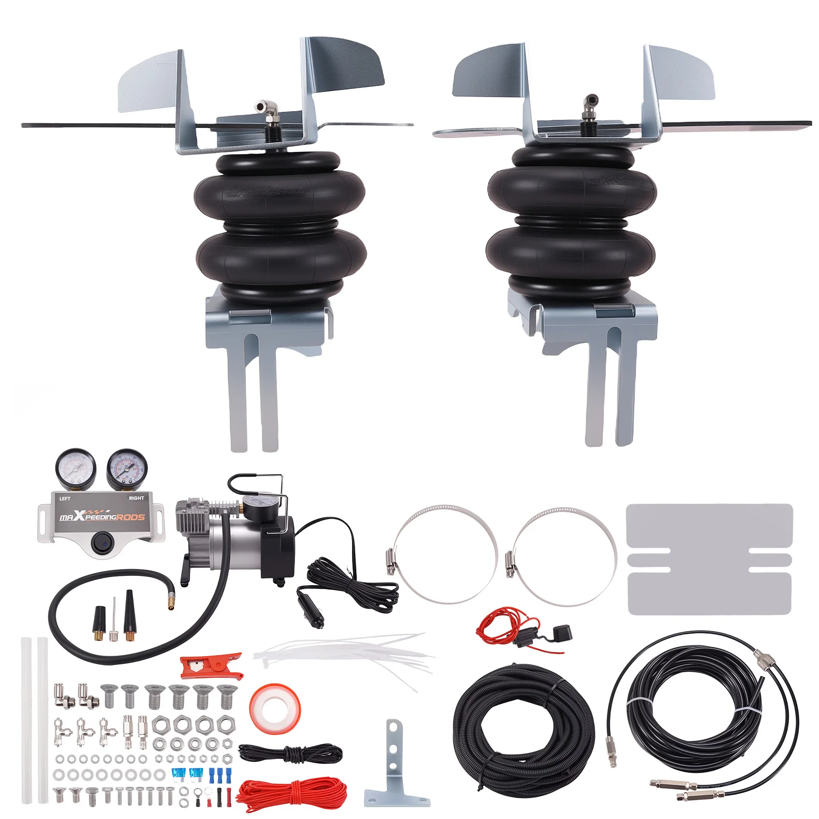 Air Suspension Bag Kit W/ Dual Manometer for Sprinter VS30 3.5t 2018-2024 Rear