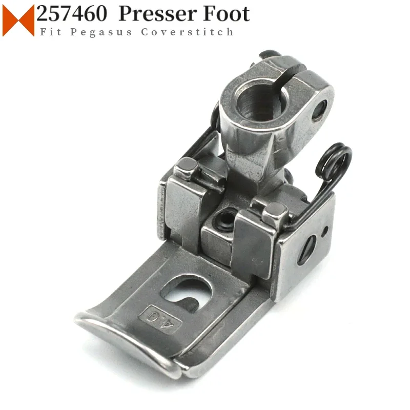 257460-40/48 Presser Foot Fit Pegasus Coverstitch Sewing Machine For 2-N W264 W561 W562 W1662 W2664 Needle Distance 4.0mm 4.8mm