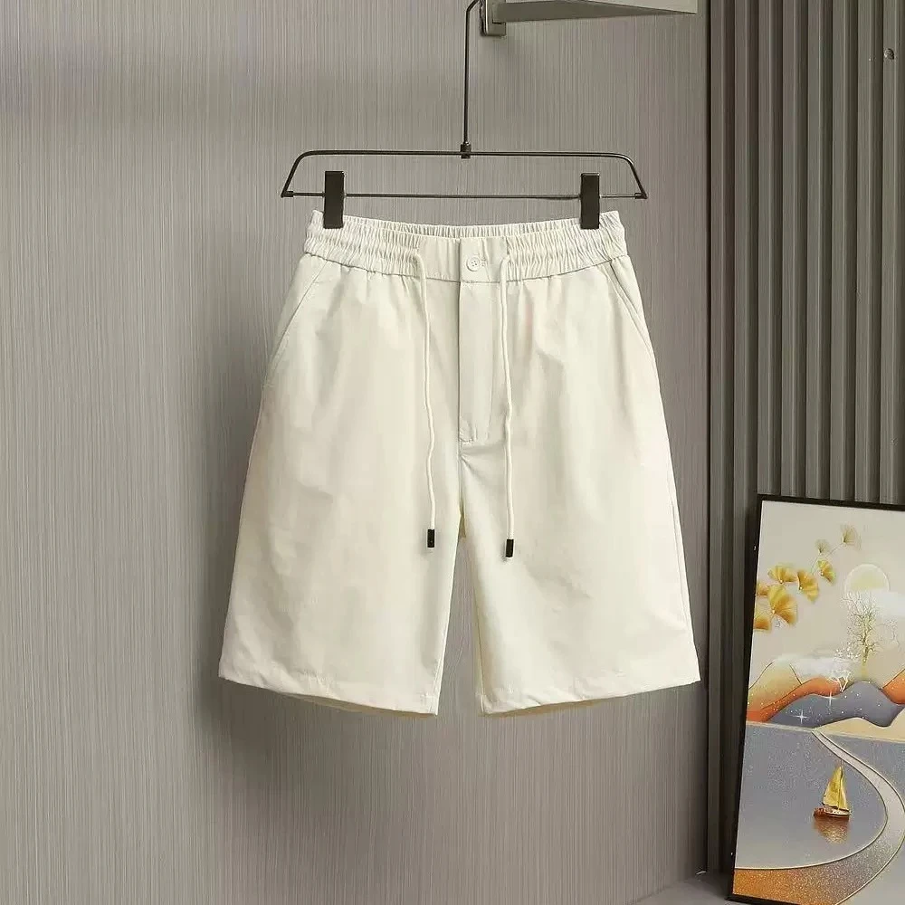 Italian summer drawstring breathable BC old money wind gentleman drawstring embroidered casual shorts