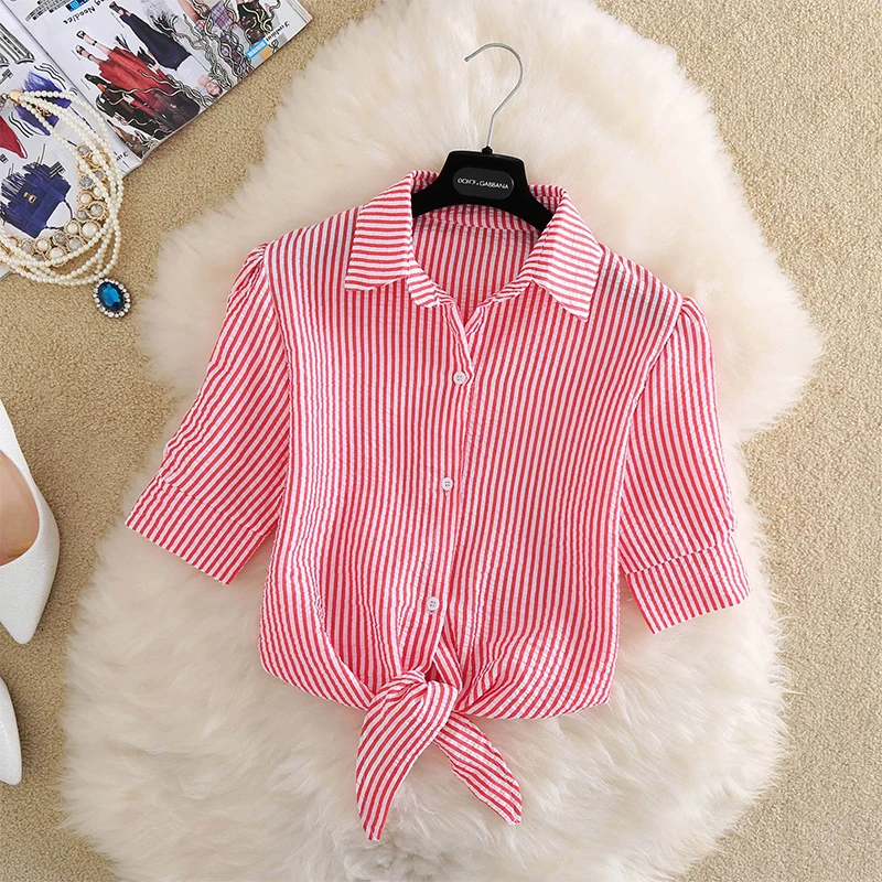 Polychrome Womens Blouse Shirt Summer  Holiday Loose Short Sleeve Casual Tops And  New Plus Size Blouses Women Blusas 4xl Tops