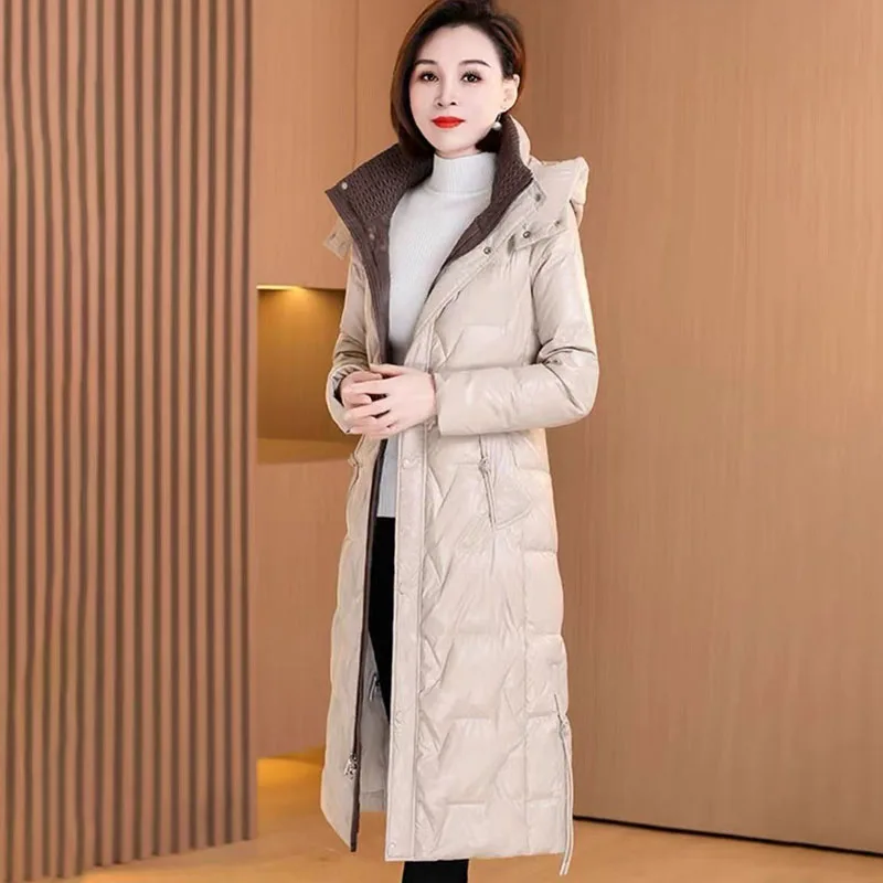 Piumino in cotone di alta qualità Giacche imbottite calde e spesse da donna invernali, nuovo soprabito Parker con cappuccio femminile We Have 4XL, 5XL