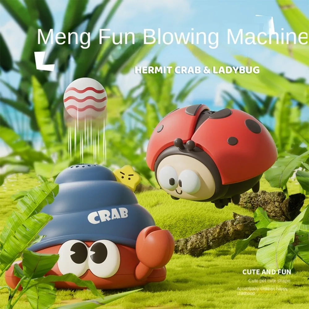 

USB перезаряжаемый плавающий шар, игрушка для выдувания, портативная мини-сожья коровка, плавающий шар, мультяшная милая игрушка-отшельник в виде краба, детские игрушки