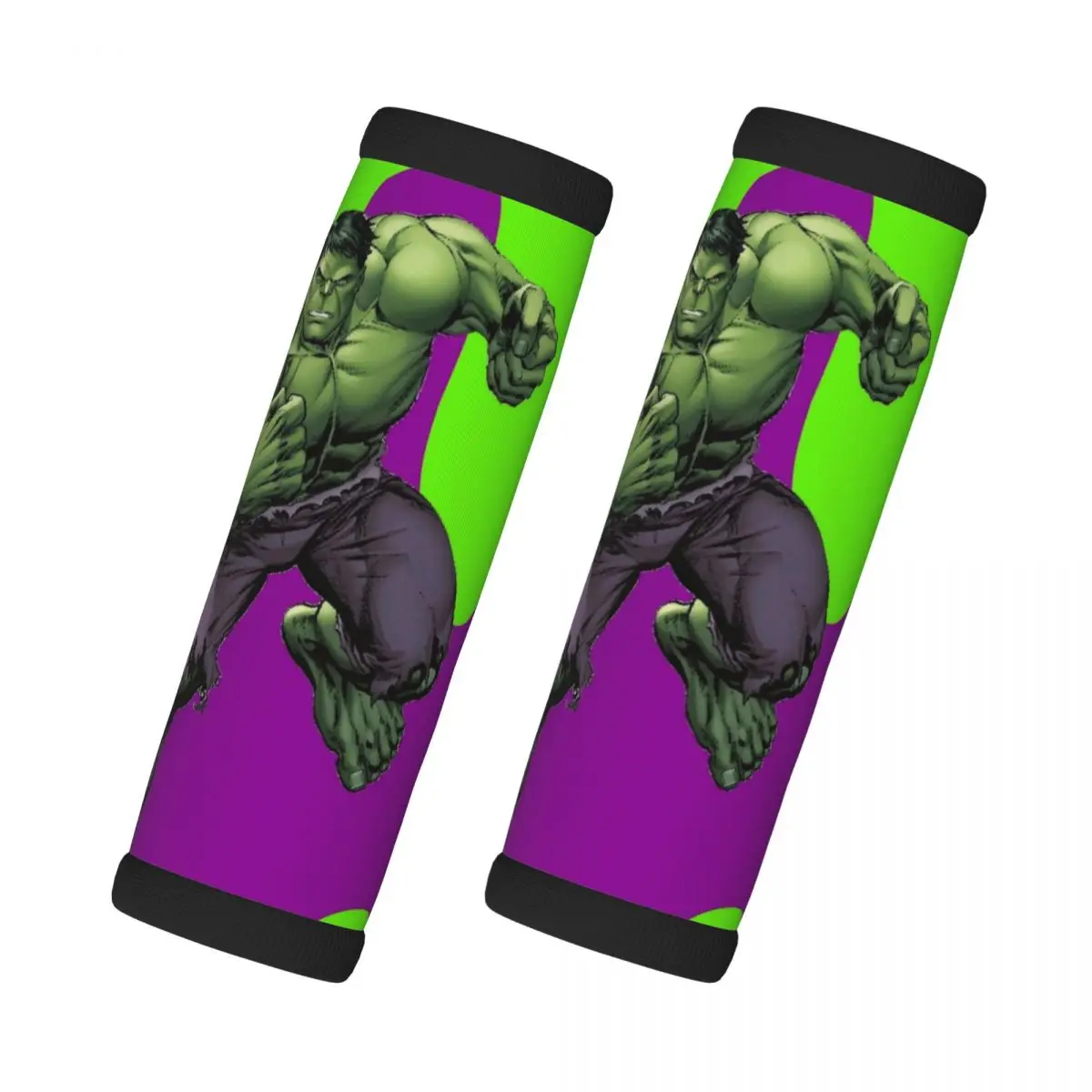 

Custom Hulk Comic Art Luggage Handles Wrap Grips 2 Pcs Handle Grip For Travel Bag Luggage Suitcase Airplane Soft