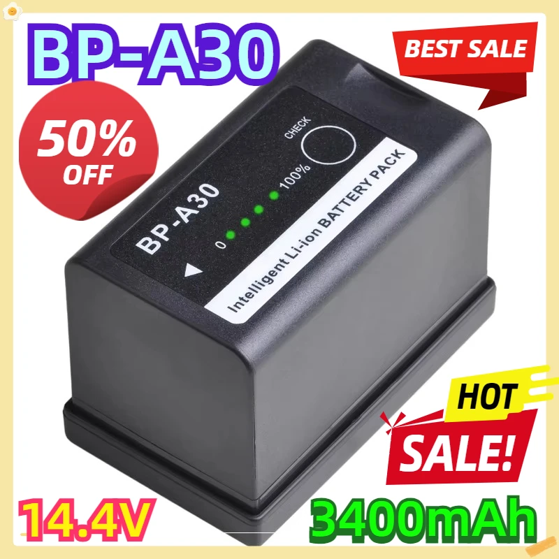 

For Canon EOS C300 MK II C200 C220B C300 Mark III C500 Mark II C70 XF705 BP-A30 Battery