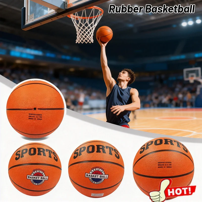 

Elastic InflationBallsBasketball Rugby Interactive Body Coordination Training，Wear-Resistant Basketball For Outdoor Indoor Kids