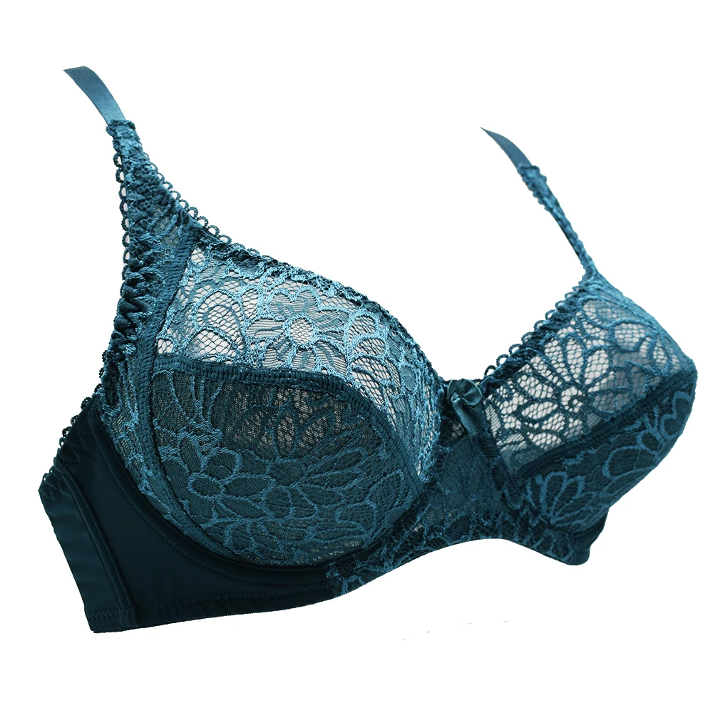 Große Größe Bhs Für Frauen Dessous Floral Spitze Bh Ungepolsterte Bralette Sexy perspektive Bh Unterwäsche Bügel büstenhalter BH