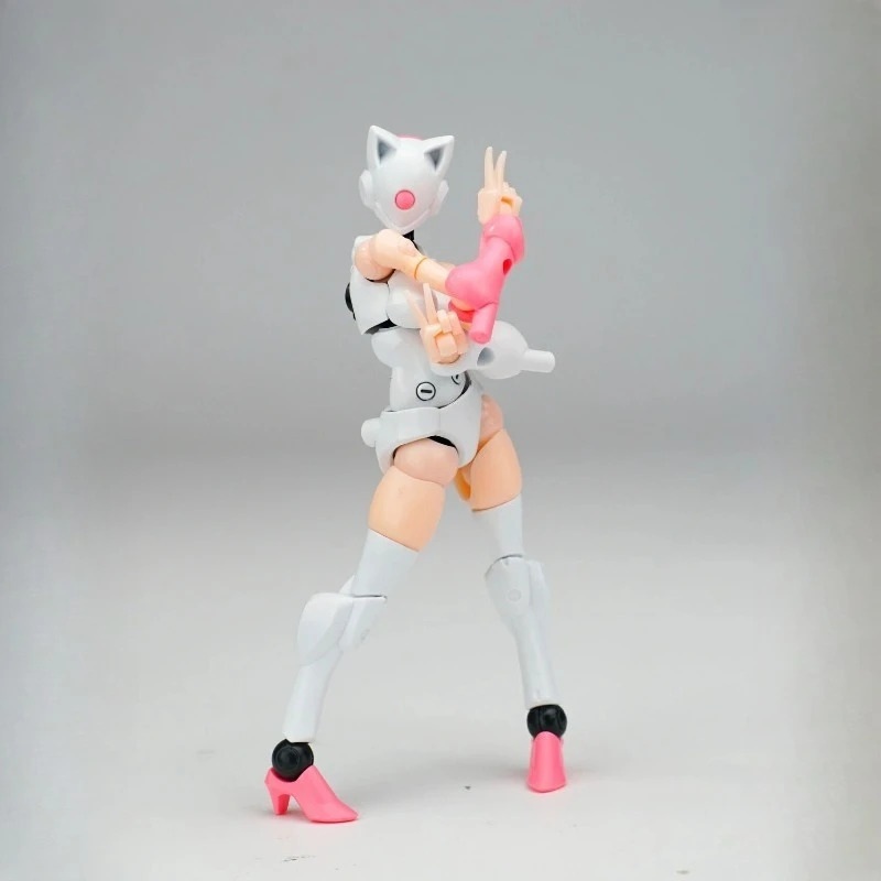 Sheik Mainland XENODASH Cat Girl Mecha Body 1/18 Posable Female Assembly Model Kit Action Figure Multiple Interchangeable Parts