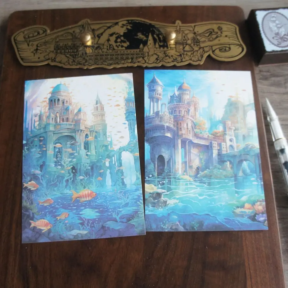 

30 Sheet Underwater World Hiding Treasures Background Design Craft Paper Gift Decoration Scrapbooking Handmade DIY