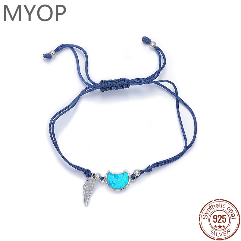 XYOP 2025 مجوهرات نصف القمر أوبال سوار حبل مخصص التعاقد غرامة هدية