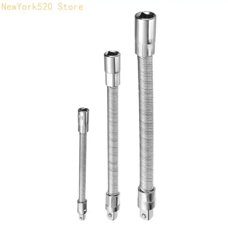 

N84C 3Pcs Delicate Socket Wrench Extension High Torques Metal Hand Tool Accessories