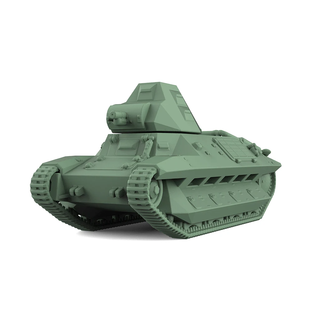 

1/144 1/200 1/350 1/700 SSMODEL SS655 Комплект военной модели Франция FCM 36, световой танк, миниатюрные статические военные игры