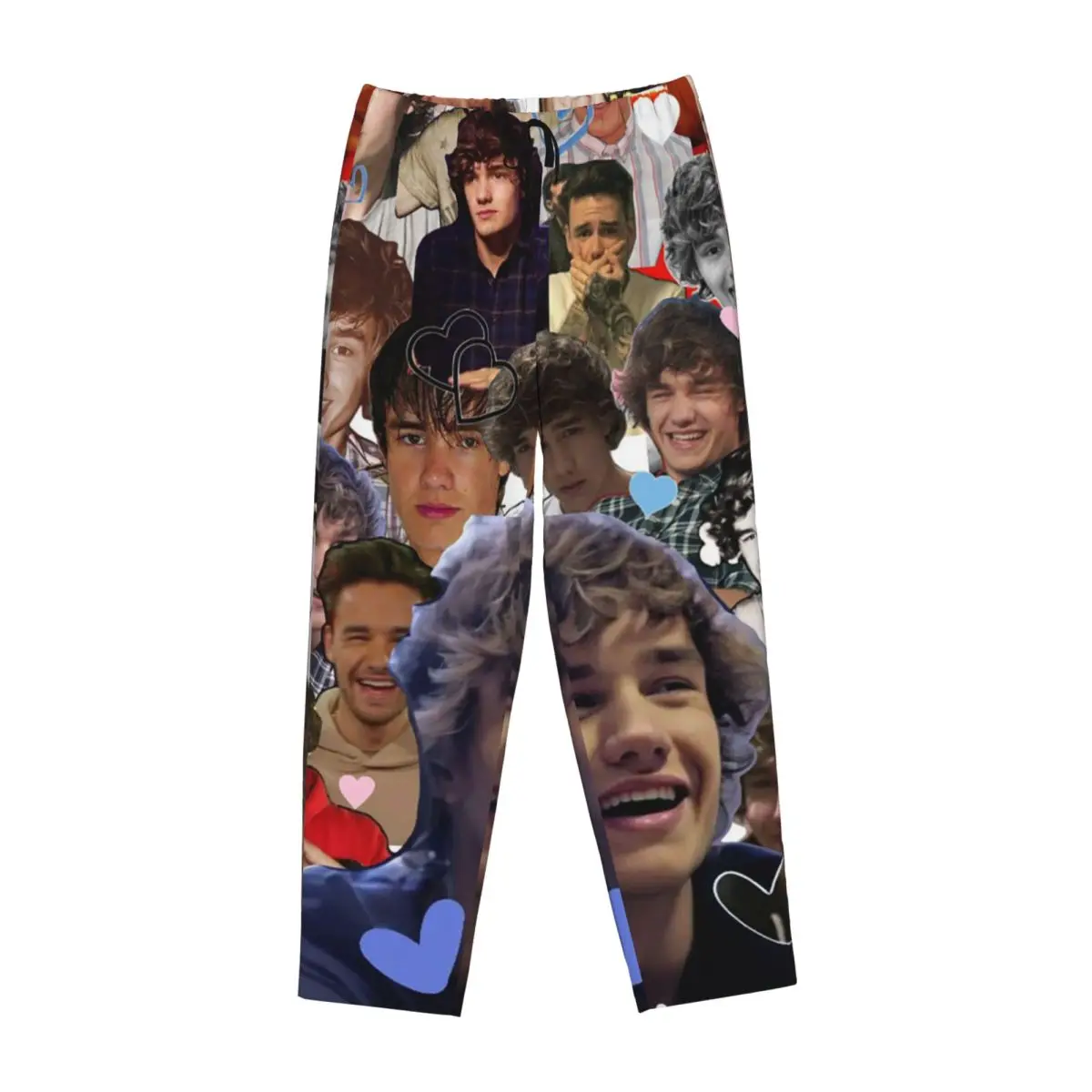 

Custom Liam Payne Photo Collage Women Pajama Pants Lounge Sleep Sleepwear Bottoms with Pockets