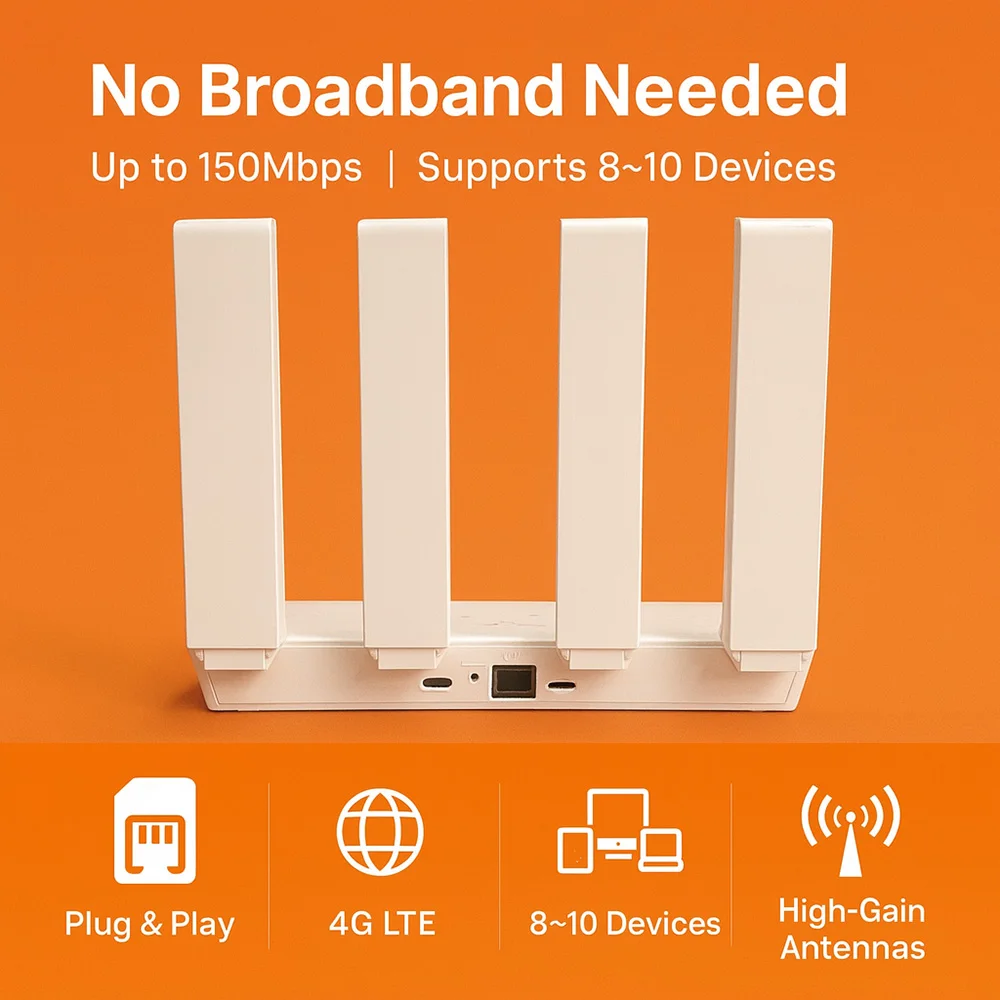 DNXT CPE906 4G 5G WiFi Router Kamera Routeur 4G LTE Enrutador 4G SIM Router mit Puerto USB Home Office