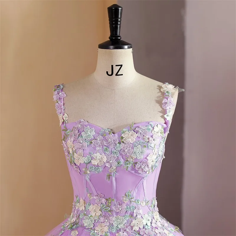 Birthday Party Dress 15 Quinceanera Dresses Classic Lace Ball Gown Formal Prom Graduation Dress Sonhar Vestidos Customized Color