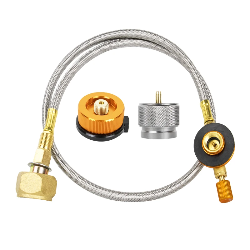 Outdoor Camping Gas Stove Gas Refill Adapter Propane Cylinder Filling Adapter Gas Tank Furnace Connector Accessories