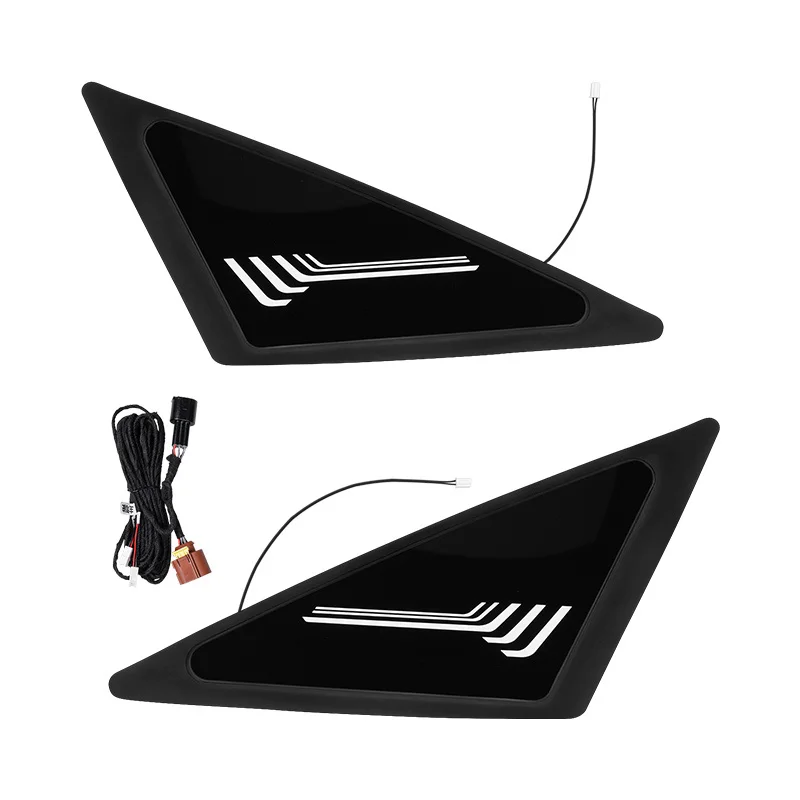 

Suitable for 19-24 Audi A6L modified rear triangular window ambient lights five-bar interior supplies decorative accessories