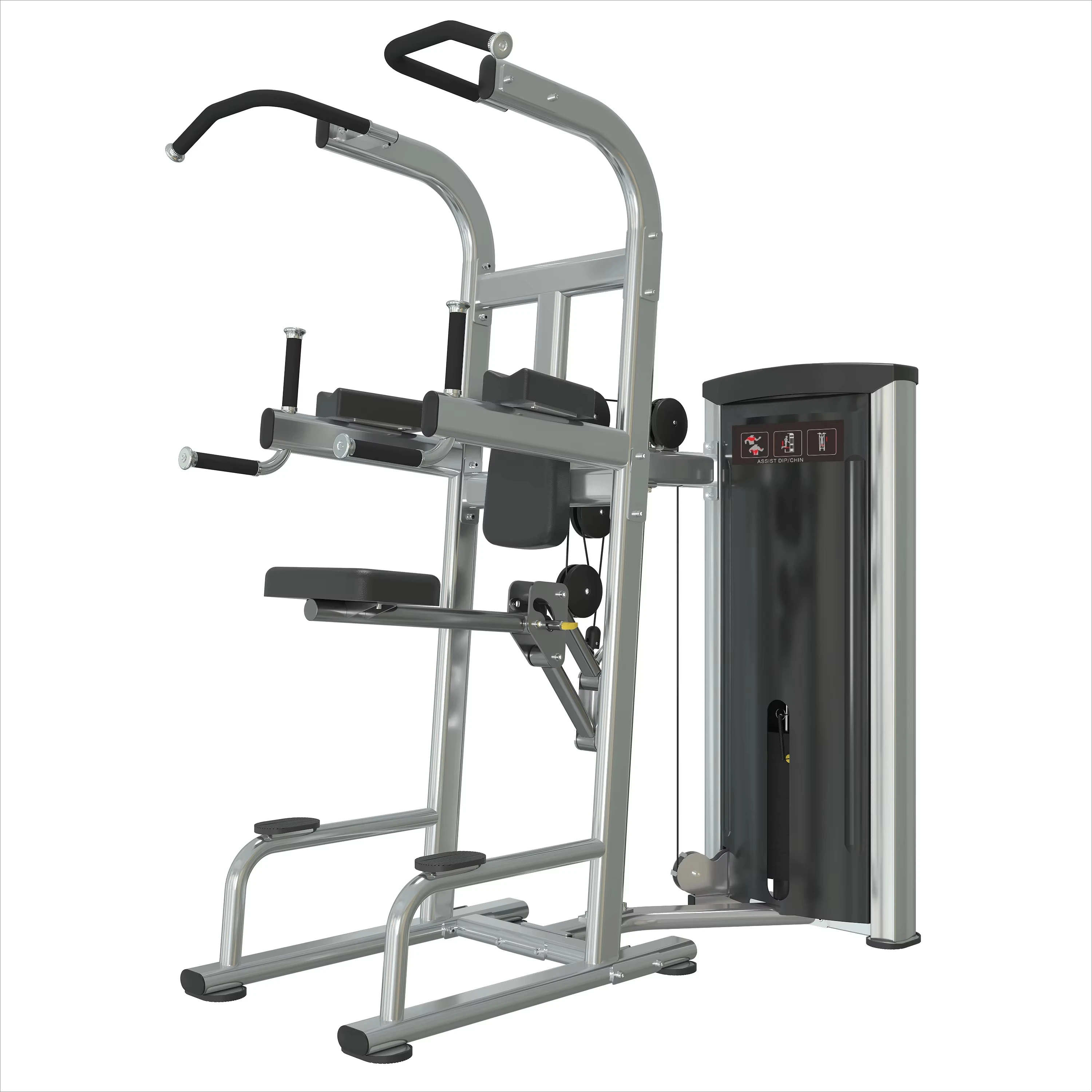 Commercial auxiliary pull-up machine, steel counterweight, for upper body strength training, ex-factory price