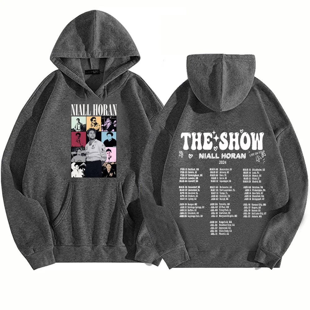 Niall Horan The Show Live On Tour 2024 Hoodie Man Woman Harajuku Pullover Tops Streetwear Fans Gift