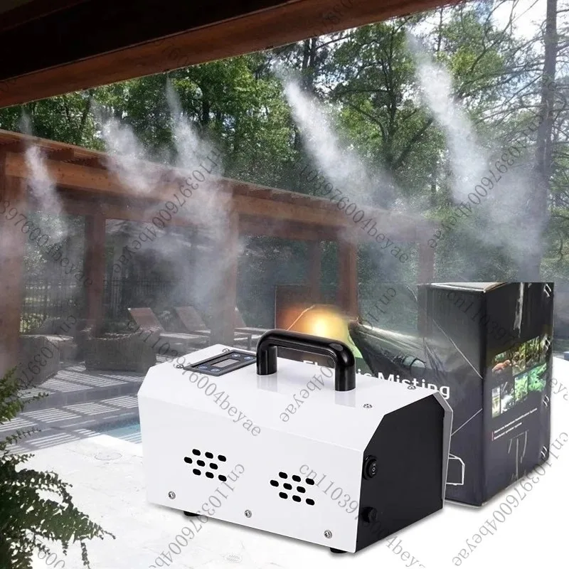 Sistema de pulverização de umidificação de supressão de poeira de umidificação de ambiente de spray de gramado de jardim de rega automática