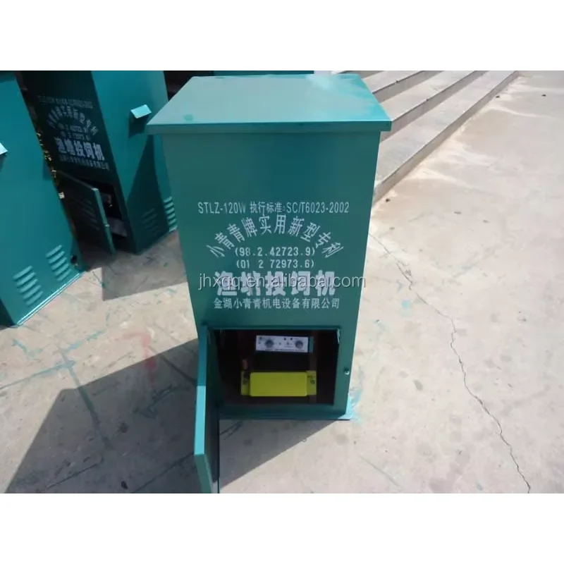 Automatic Stainless Steel Fish Feeder for Aquaculture Tank Pond Smart Dispenser Device for Koi Goldfish Care Supply System