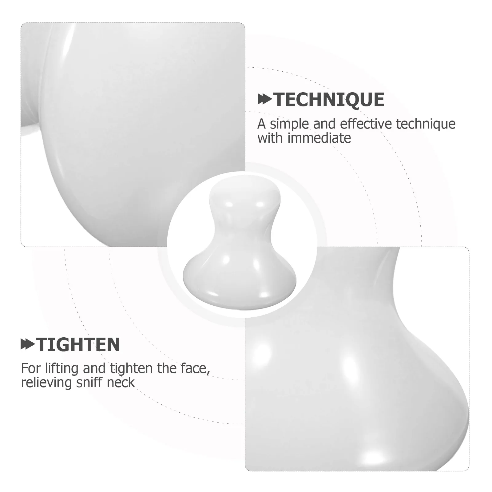 

2pcs Gua Sha Stone Massage Board Face Gua Sha Stone Scraping Tool Beauty Spa Care Muscle Relief Lightweight Portable