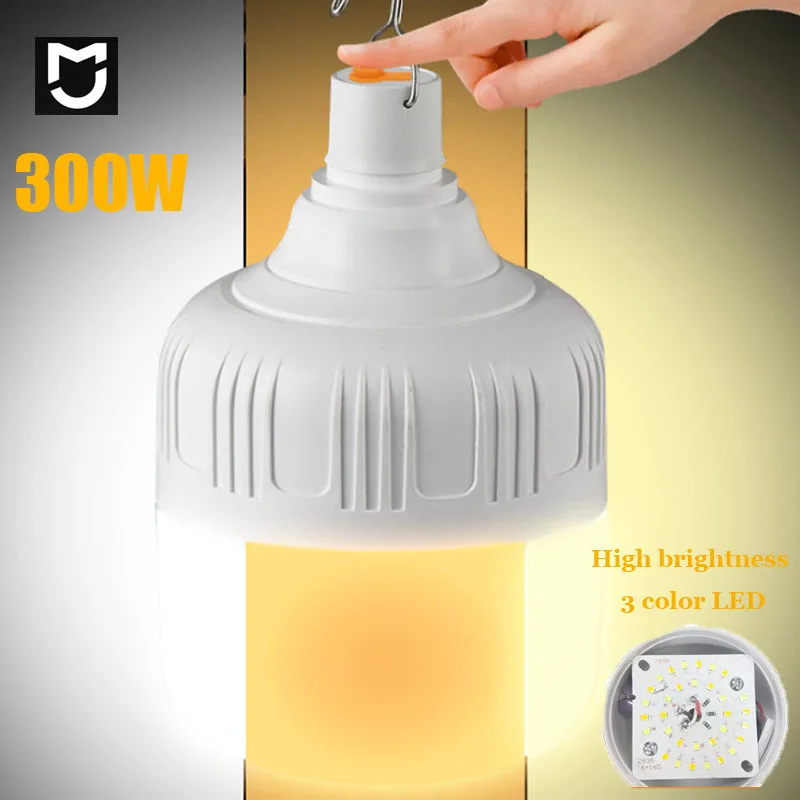 

Xiaomi Camping Lantern LED Rechargeable USB Camping Lamp Portable Light Bulbs 4800mAh Battery For Outdoor Emergency Lighting