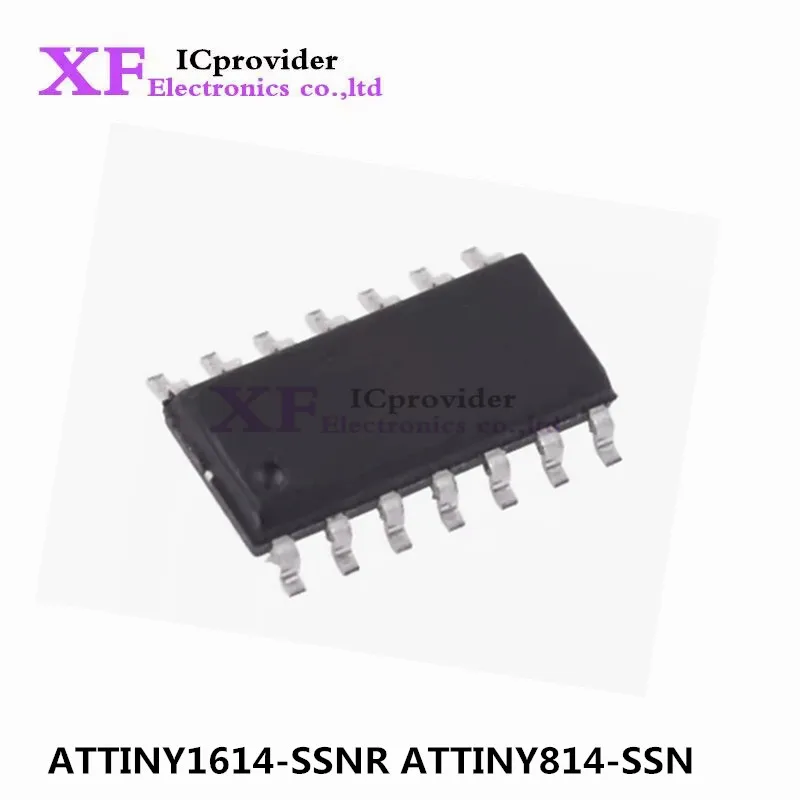 5Pcs 100% New ATTINY1614-SSNR TINY1614N ATTINY814-SSN TINY814 SO14 SOP14 Brand Original s