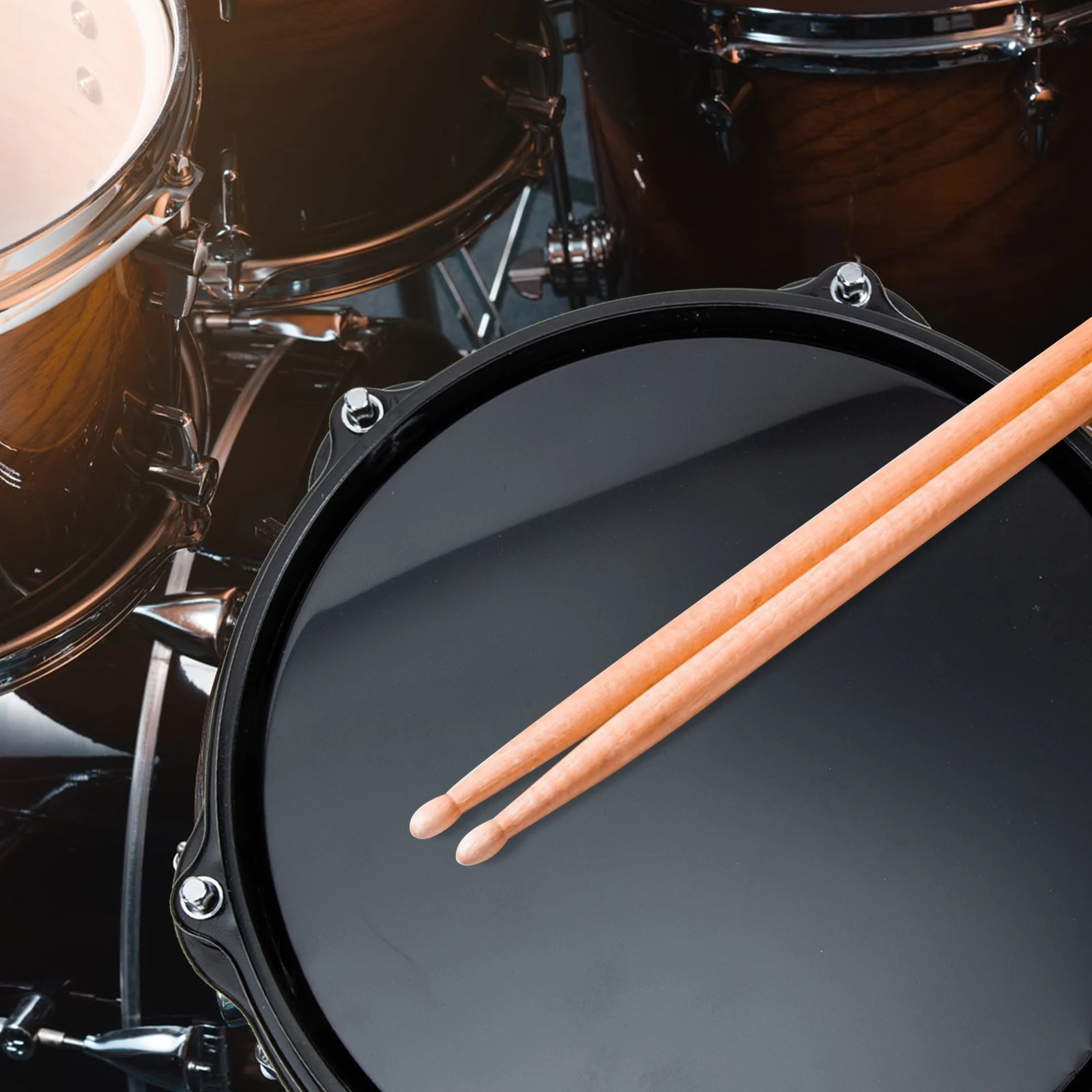 

Drum Practice Pad Eva Rubber Material Quiet Drumming Training Mat For Beginners Home Use Drummer Gift Compatible With